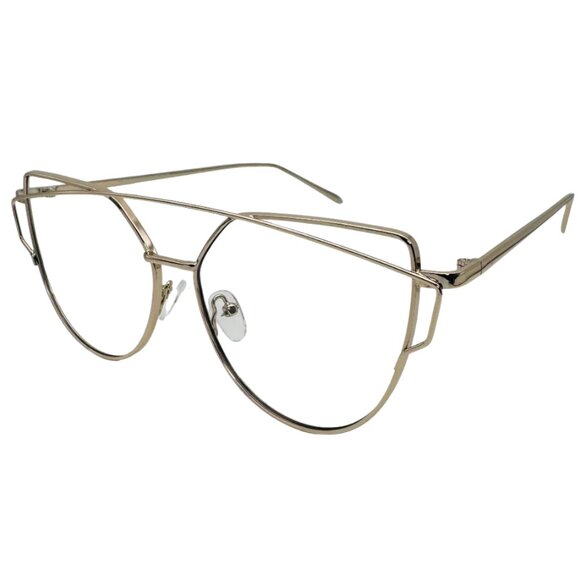 9174 | Clear Lens Cateye Glasses - Picture 2 of 5